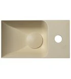 Piccolino Betonnen Toiletfontein 30,8 x 17 cm Kraan Rechts Beige Mat - Afbeelding 2