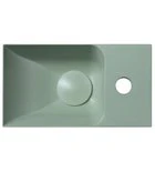 Piccolino Betonnen Toiletfontein 30,8 x 17 cm Kraan Rechts Groen Mat - Afbeelding 2