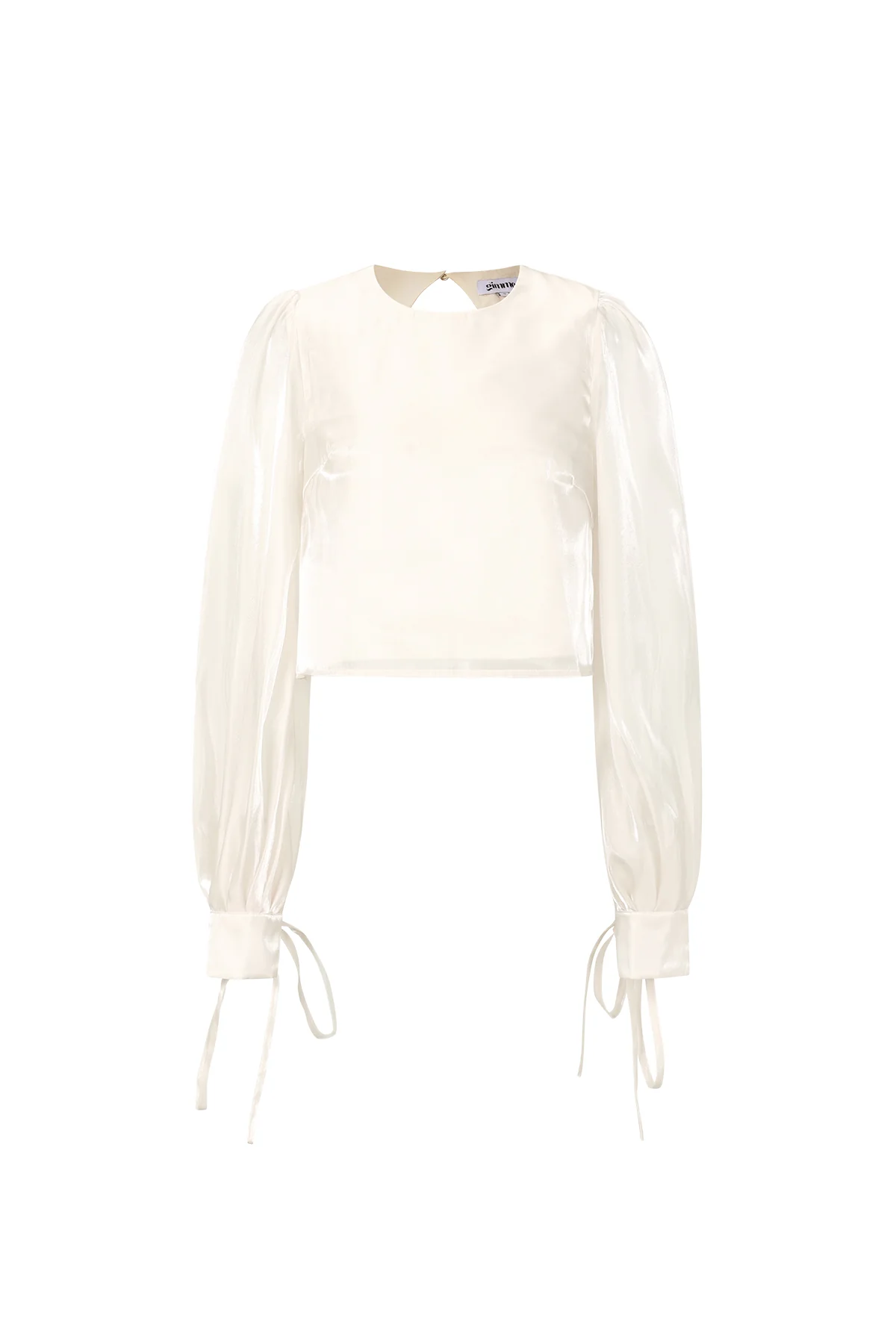 Glanzende parelblouse