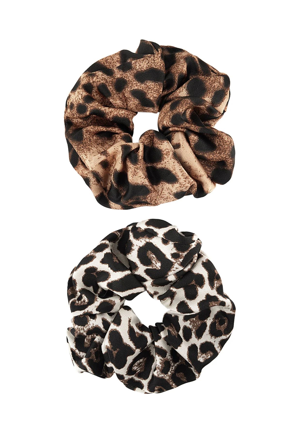 Tijgerprint scrunchies Tijgerprint scrunchies