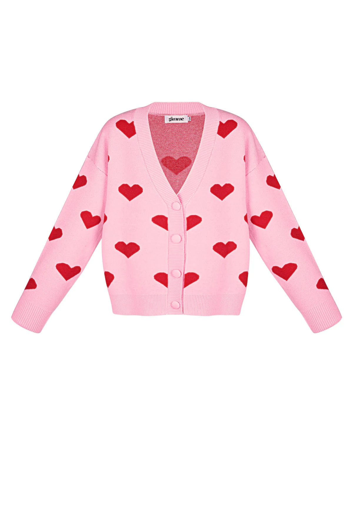 Viscose Gebreide Dames Trui Leuk Hart Patroon Herfst/Winter