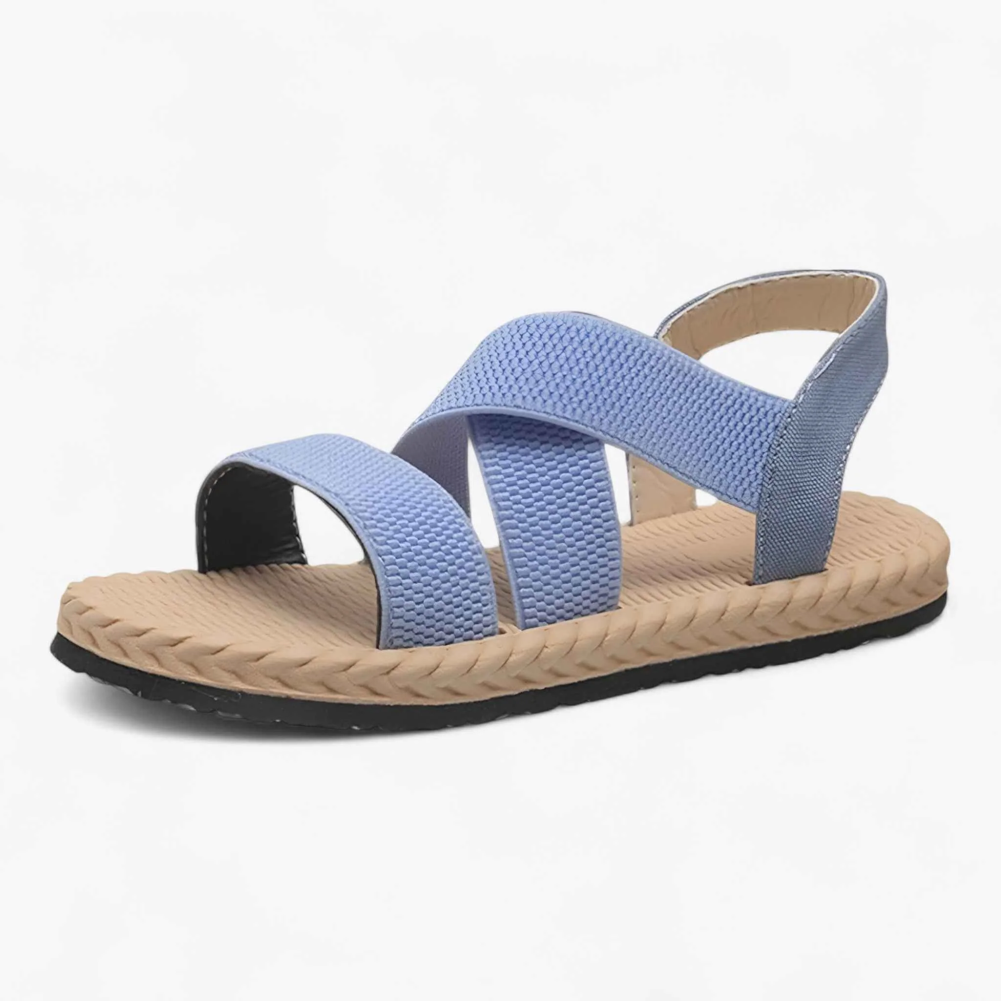 Comfortabele platte sandalen