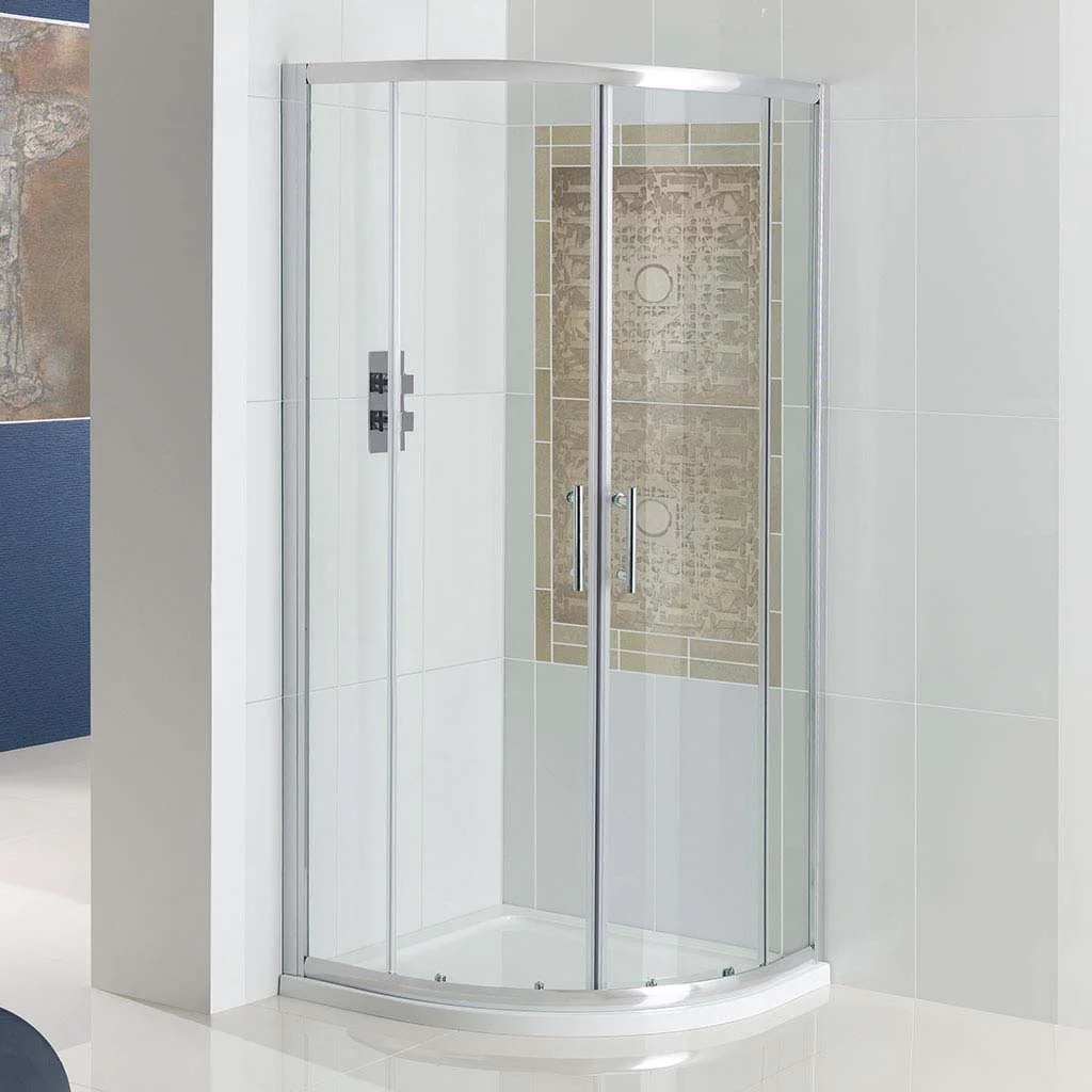 Eastbrook Vulcan kwartronde douchecabine 80 x 80 x 185 cm – chroom