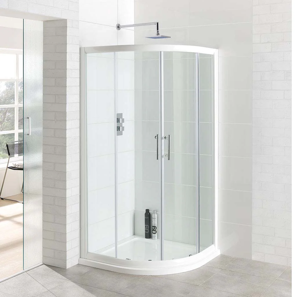 Eastbrook Vantage kwartronde douchecabine 90 x 90 x 185 cm – wit