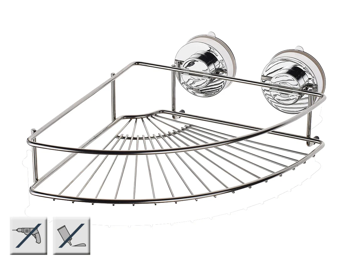 Z12020000 Hoekdoucherekje  249 X 94 X 249 Mm, Rvs/Kunststof