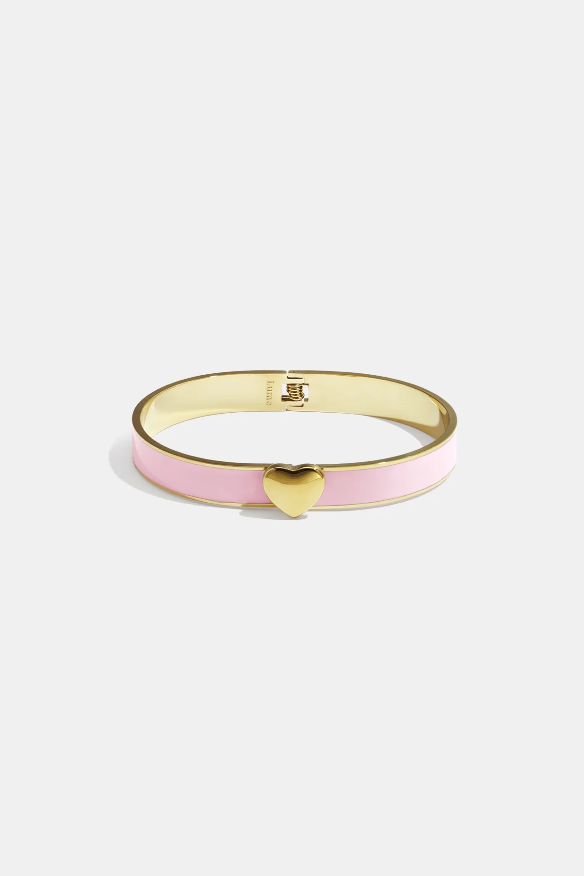 Armband in diverse kleuren met hart detail – 0,9 cm