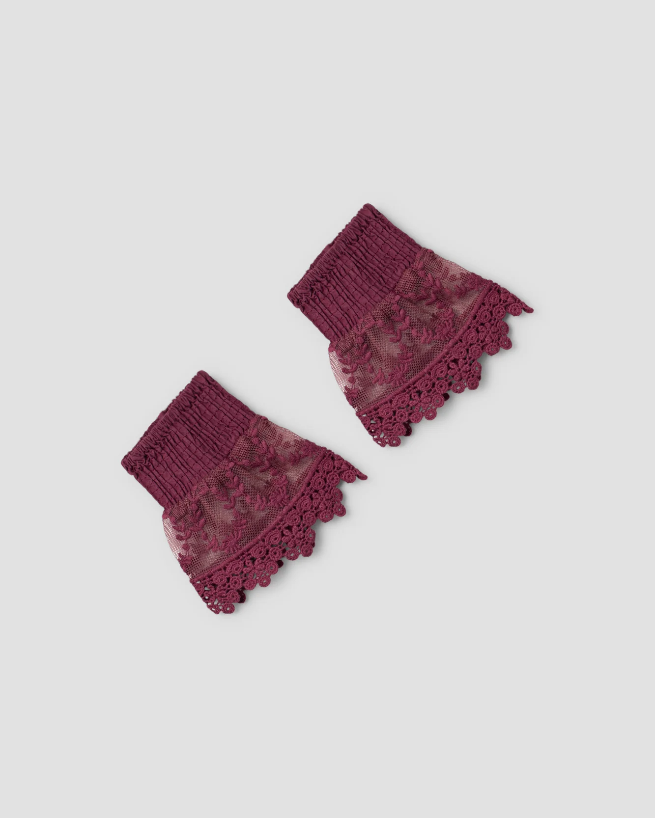 Ewa i Walla Wrist detail cotton Mariett 77614 AW25 dark plum