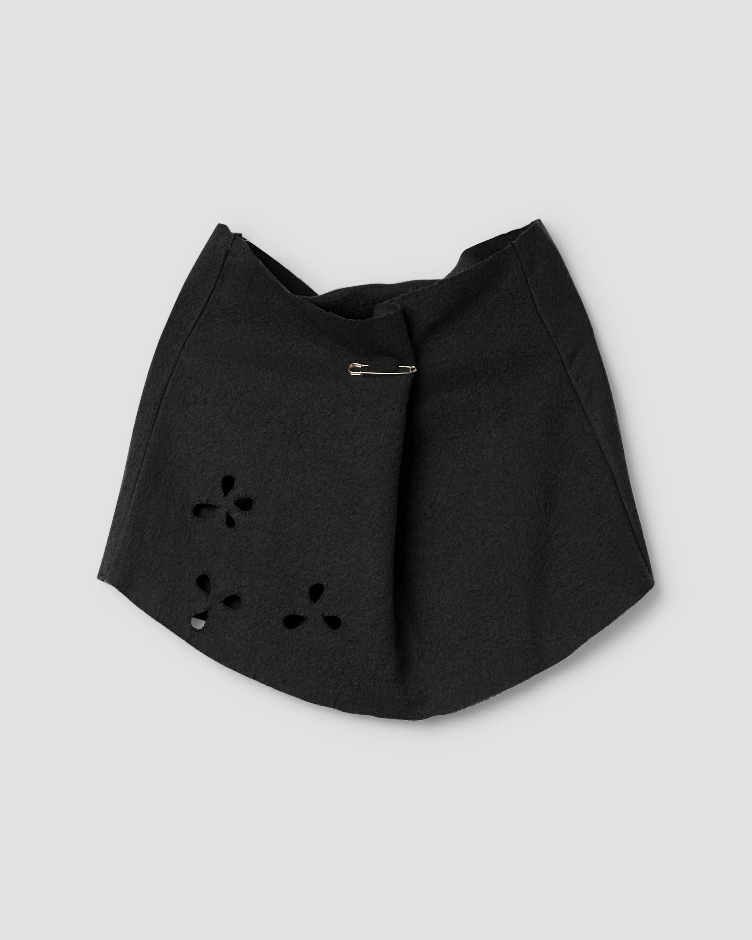 Ewa i Walla shawl wool Joy 77619 AW25 black