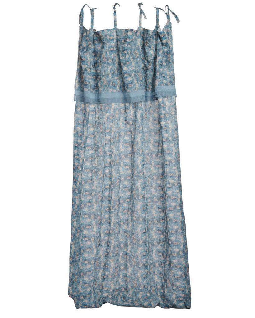 Ewa i Walla Gordijn Cotton 88119 SS22 Blue Flower