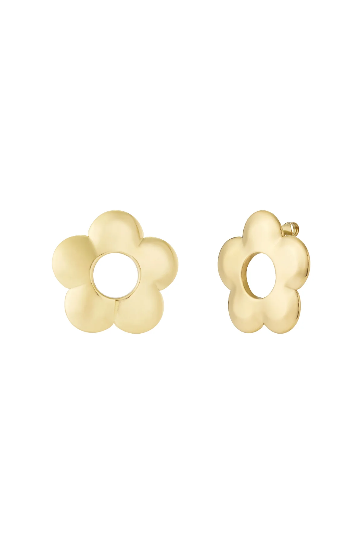 Grote bloemen oorbellen