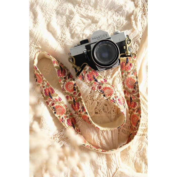 Bagstrap Pimrose Donker Creme Rood