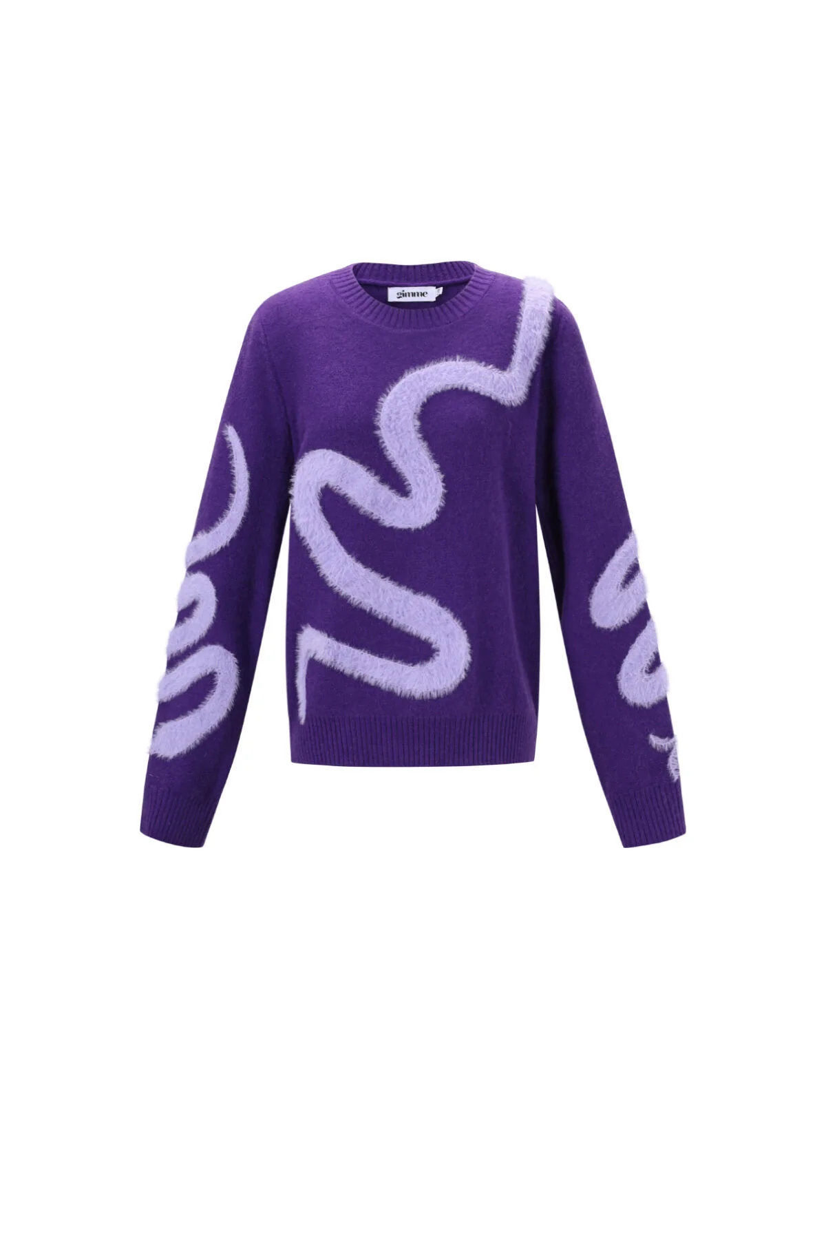 Gebreide Polyestervezel Vrouwen Truien Casual Kleurcontrast