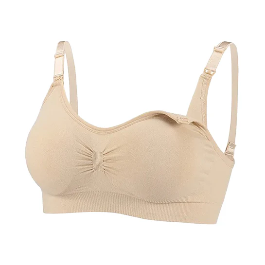 ATTREZZO® Voedingsbh – 70B – 70C – Beige – Zonder Beugel
