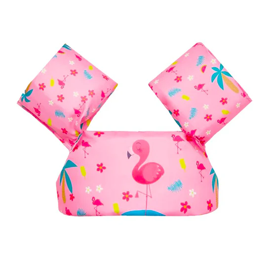 ATTREZZO® Zwembandjes Flamingo – Puddle Jumper – Zwemvest – Zwemvleugels – 2-6 jaar – 15-30 kg