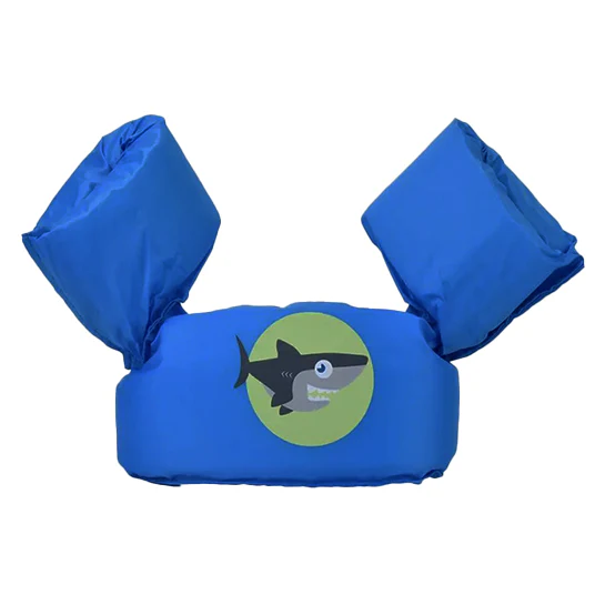 ATTREZZO® Zwembandjes Haai – Puddle Jumper – Zwemvest – Zwemvleugels – 2-6 jaar – 15-30 kg