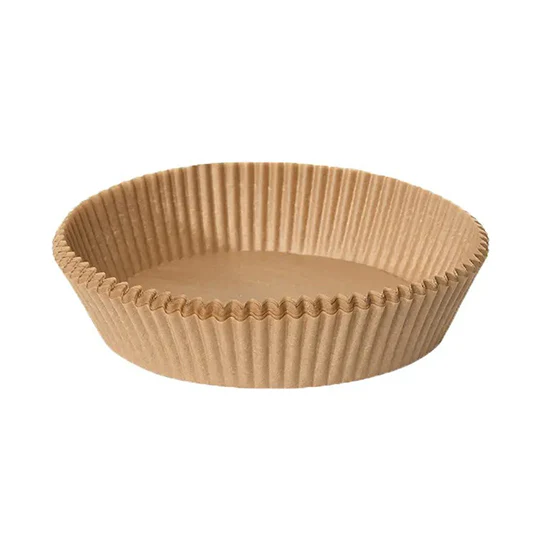 ATTREZZO® Airfryer Bakpapier – Airfryer Accessoires – Wegwerp Bakpapier – 30 Stuks – Ø 20 CM