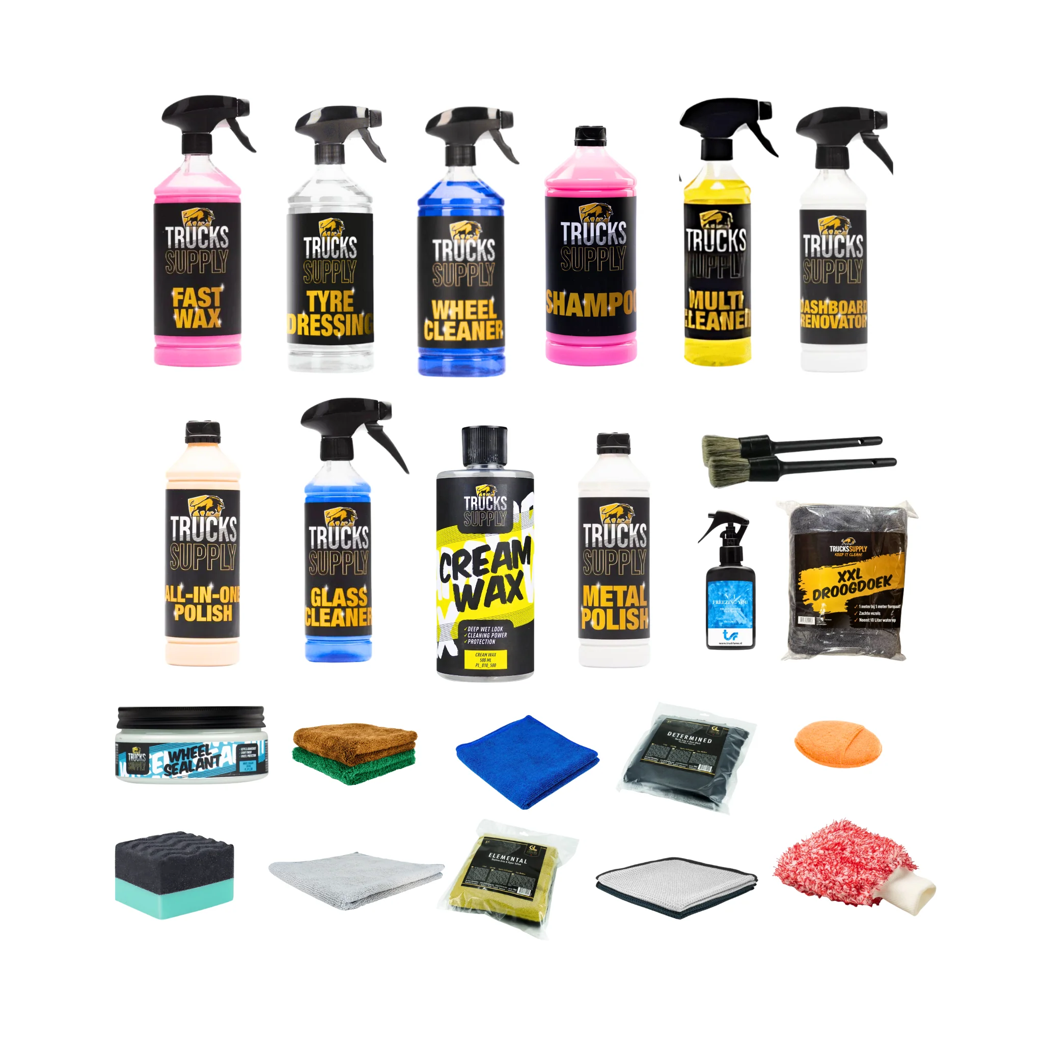 Complete Vrachtwagen Wassen & Poetsen Pakket – Truckssupply