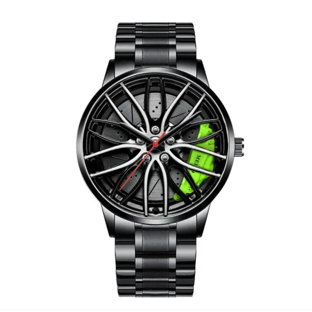 Heren Horloge SportMan – Automatisch Uurwerk – Zwart Edelstaal