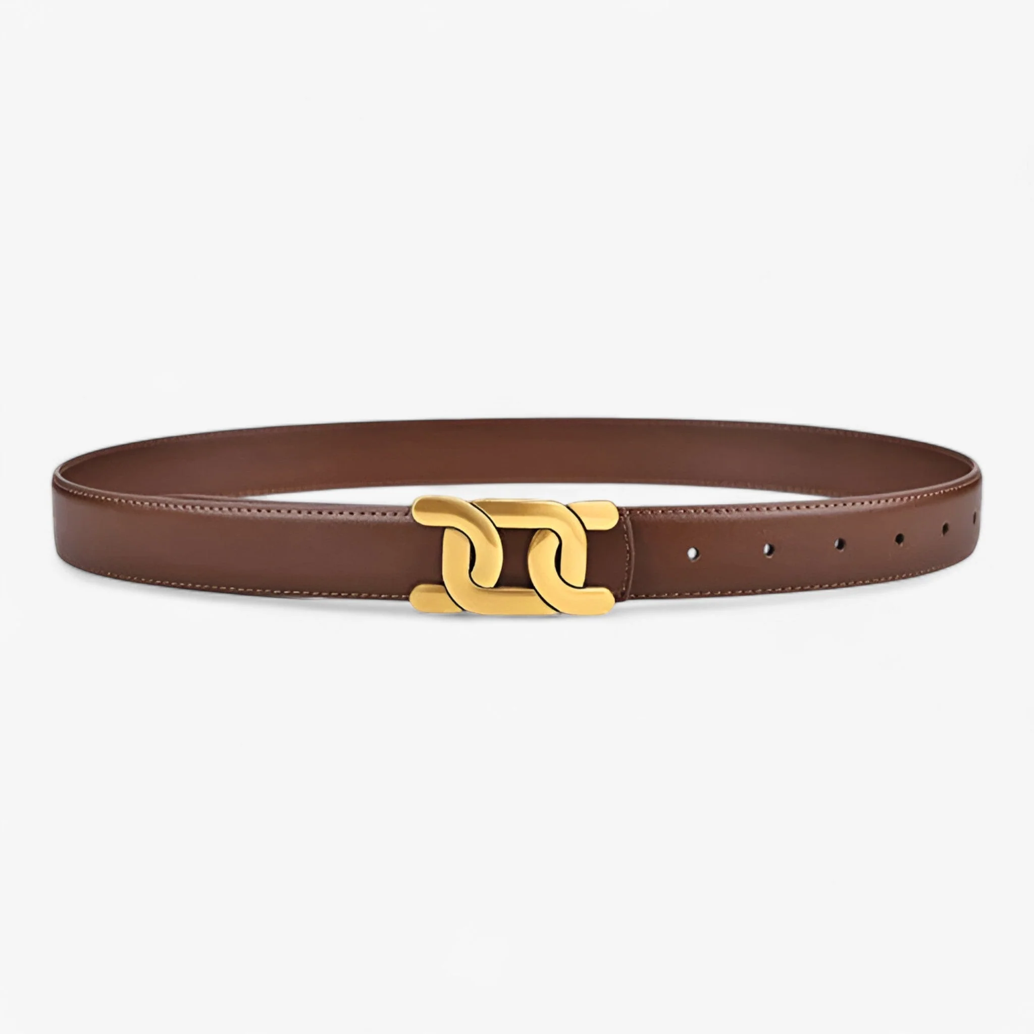 Dames Retro Chic Riem voor Elegante Outfits – Bruin