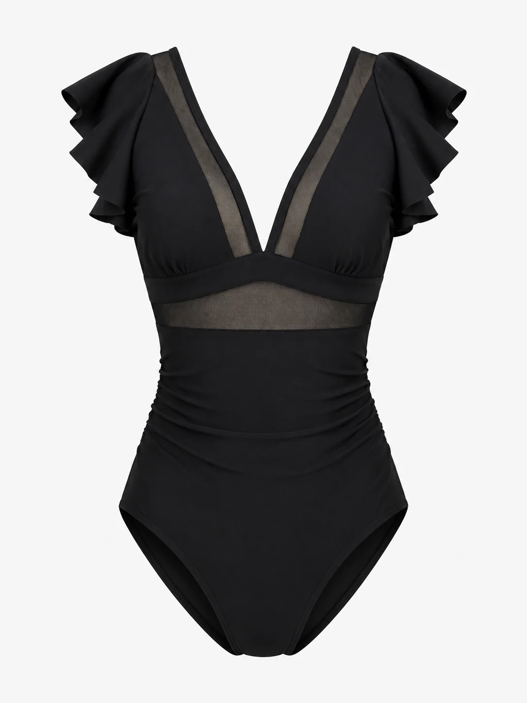 Dames Sexy Badpak met Netdetails