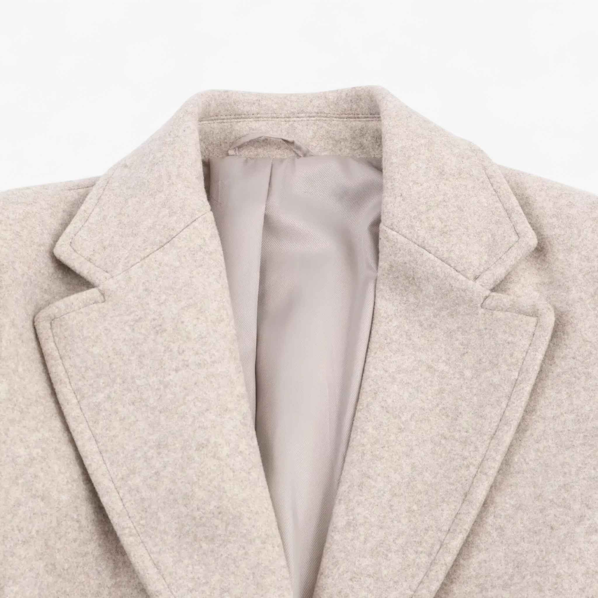 Jas Dames Khaki - Vintage Elegante met Schoudervulling - Afbeelding 3