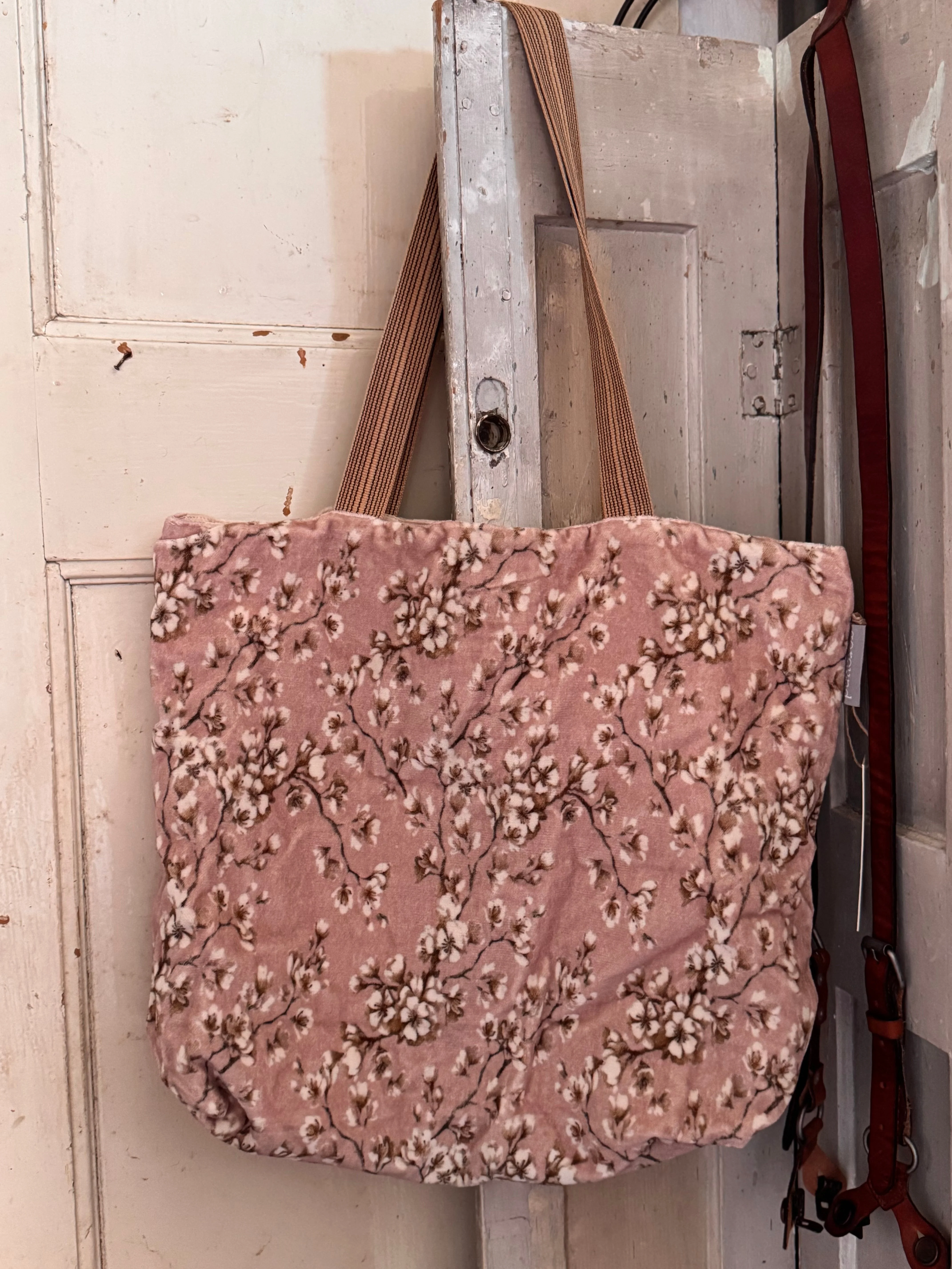 Shopper Tas velvet Anjer