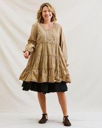 Ewa i Walla Blouse / Tuniek Juni Striped Cotton 44885 AW22 Black