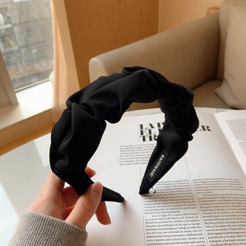 Hoofdband Zwart – Freya Headband – Verhoog Uw Kapsel met Deze Stijlvolle Brede