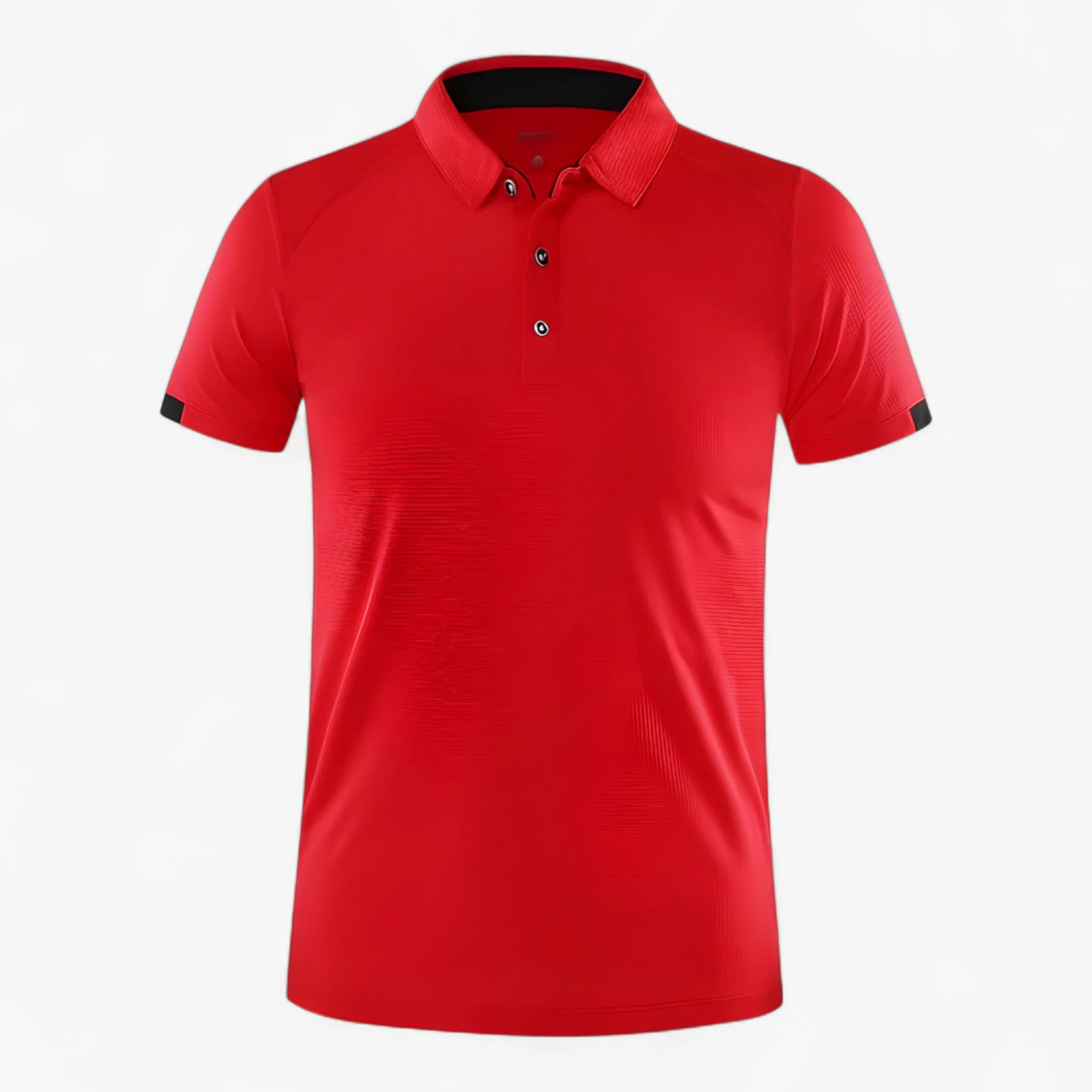 Poloshirt Heren Marineblauw - Ademend Sportpoloshirt met Korte Mouwen - Afbeelding 3