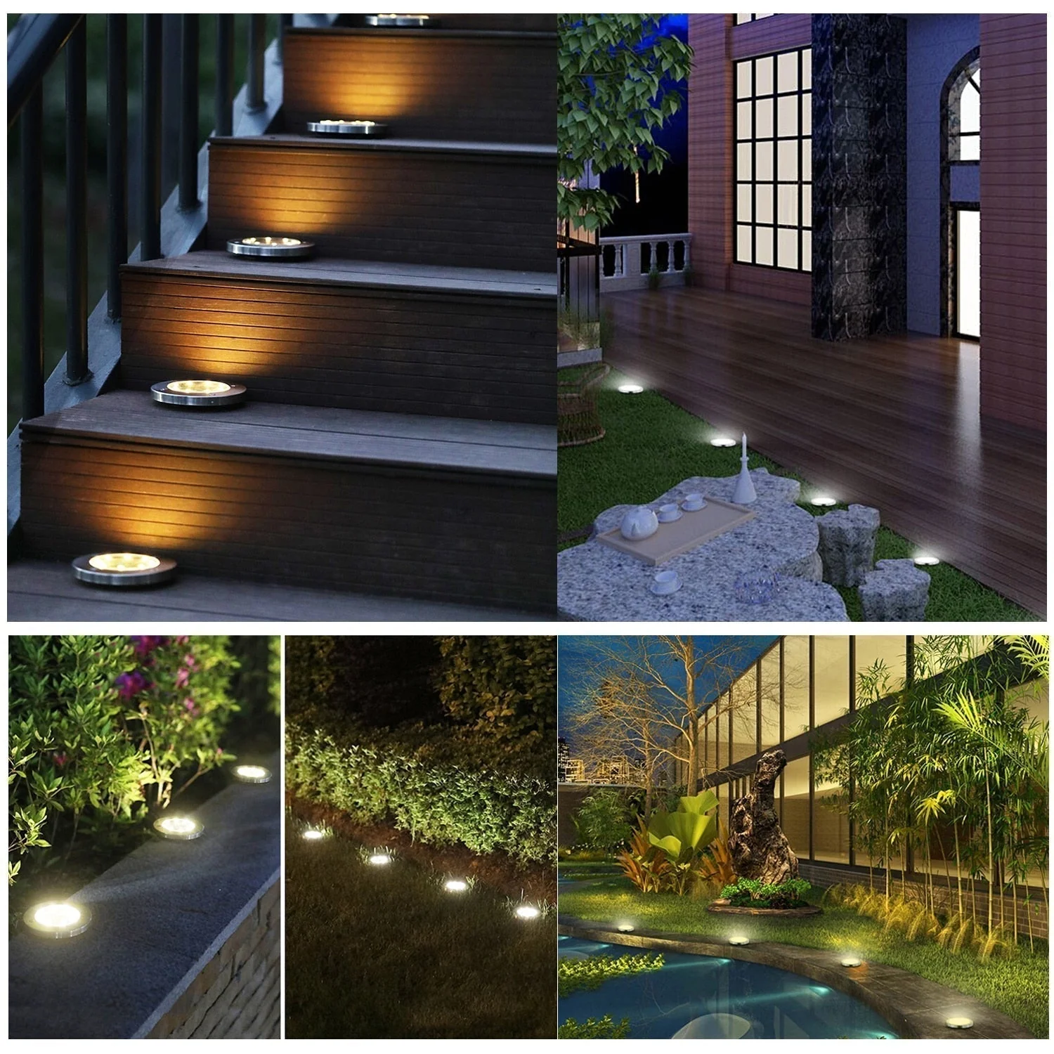 Draadloze LED Solar Tuinverlichting Deluxe – Verlicht Jouw Tuin met Gemak
