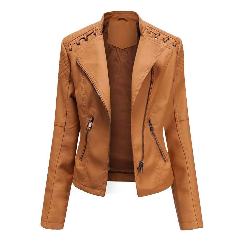Casual Leren Jack Leer – Camel