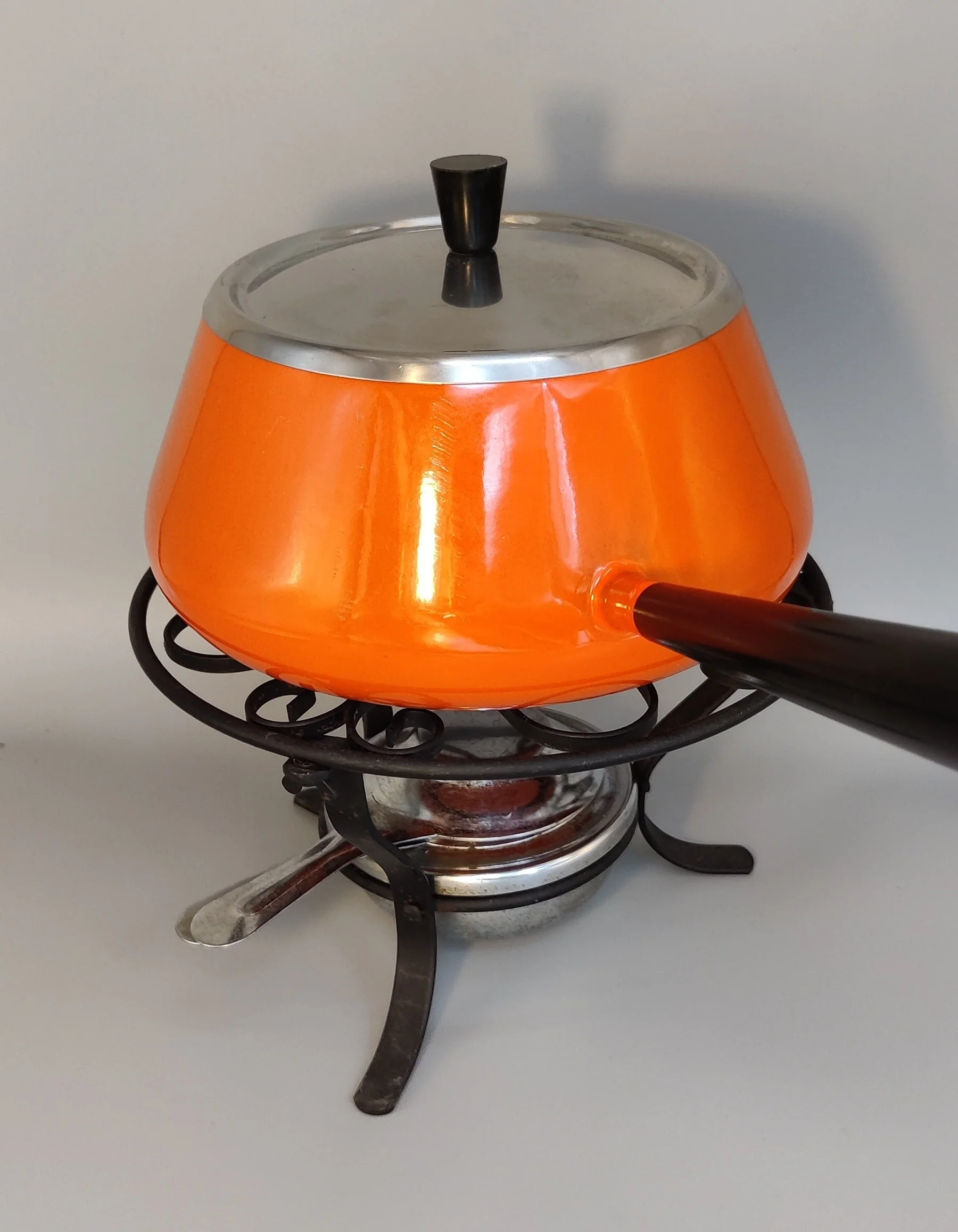 fonduestel oranje