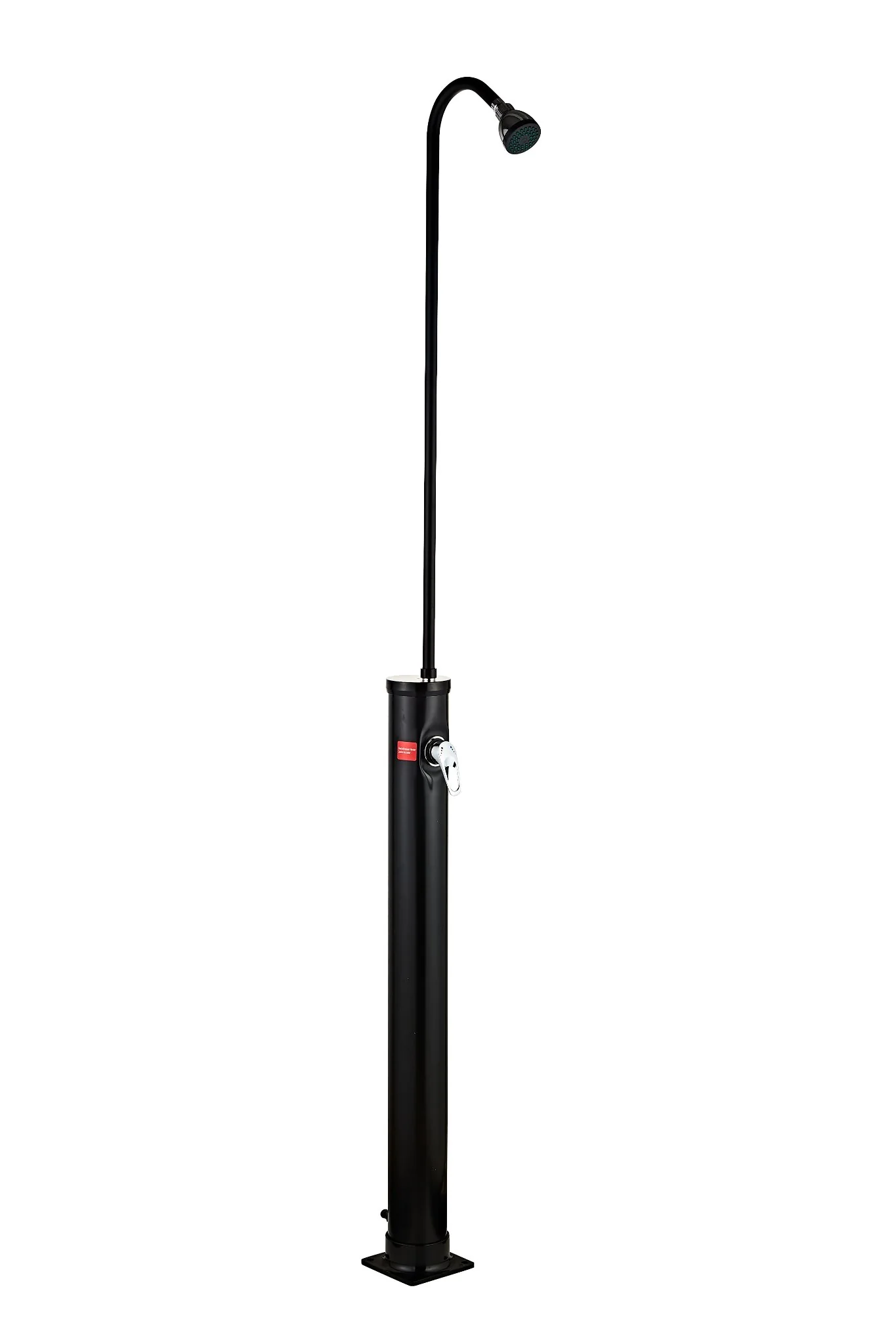 Sanotechnik Solar Buitendouche Rond Zwart 10L – Instapmodel Tuindouche
