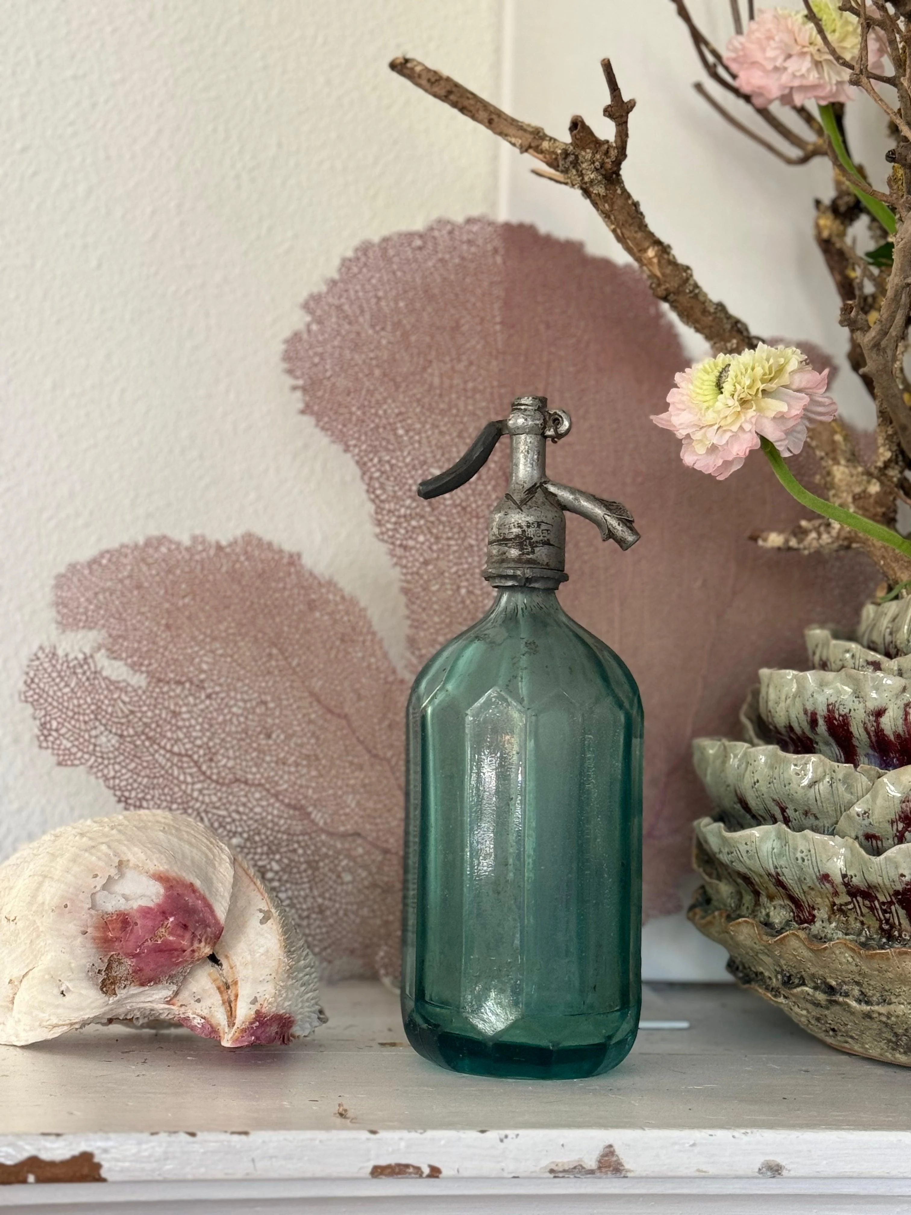 Vintage Spuitfles groen