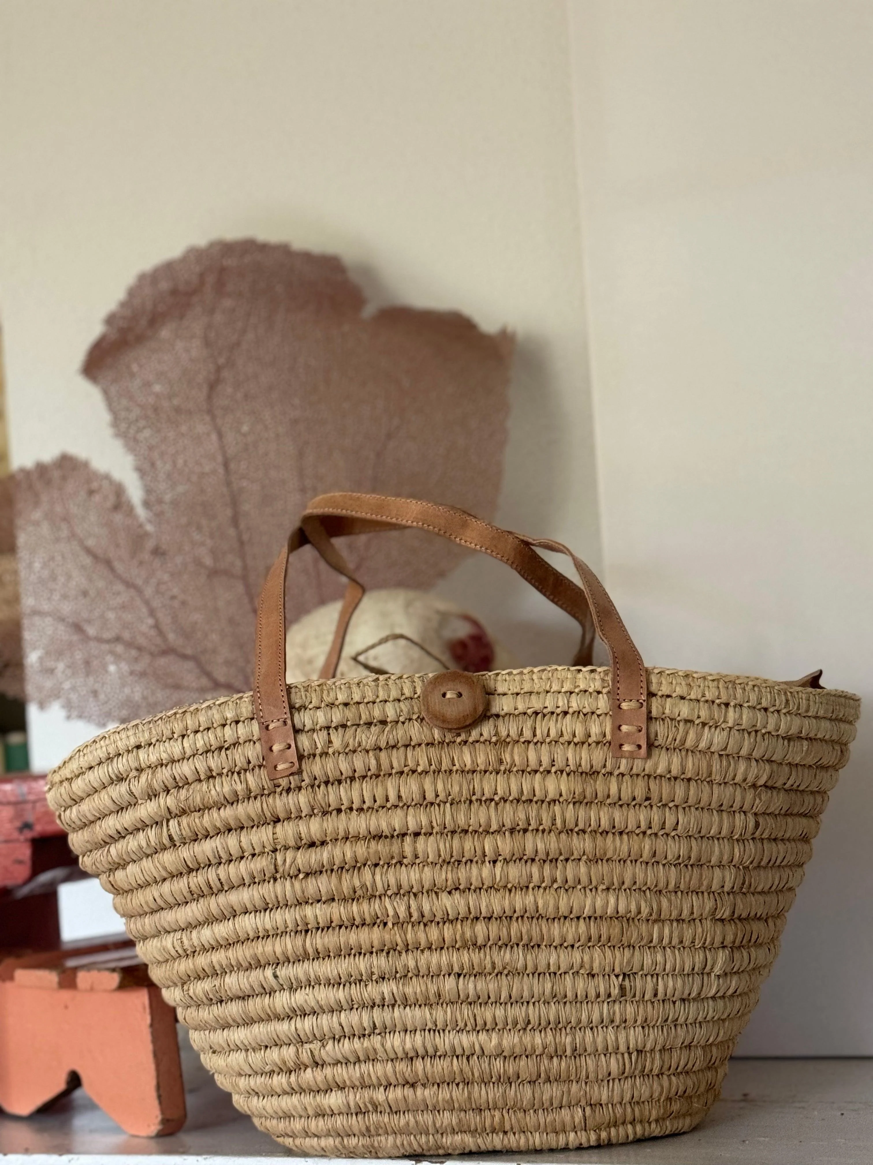 Boodschappenmand / Strandtas beige