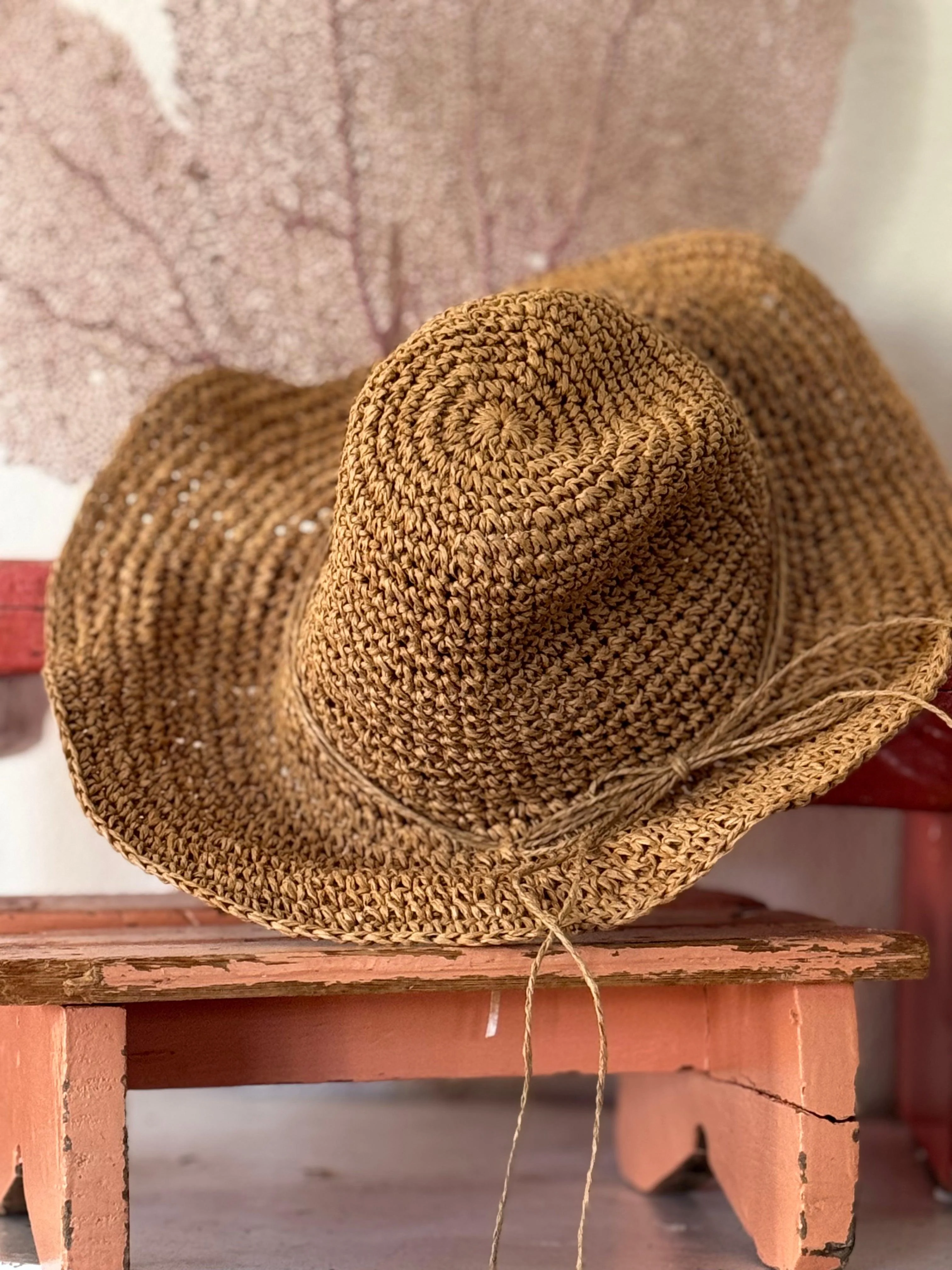 Bohemian zomer hoed bruin