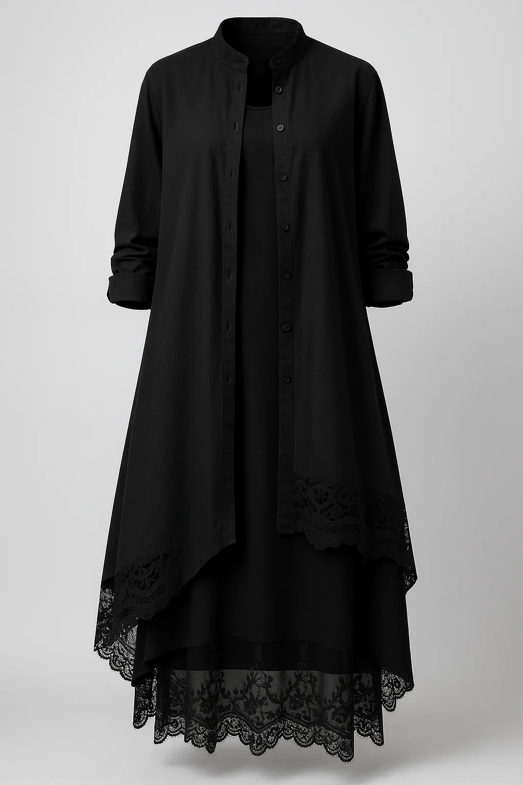 Lange Jurk Dames met Camisa voor Zomer – Wit