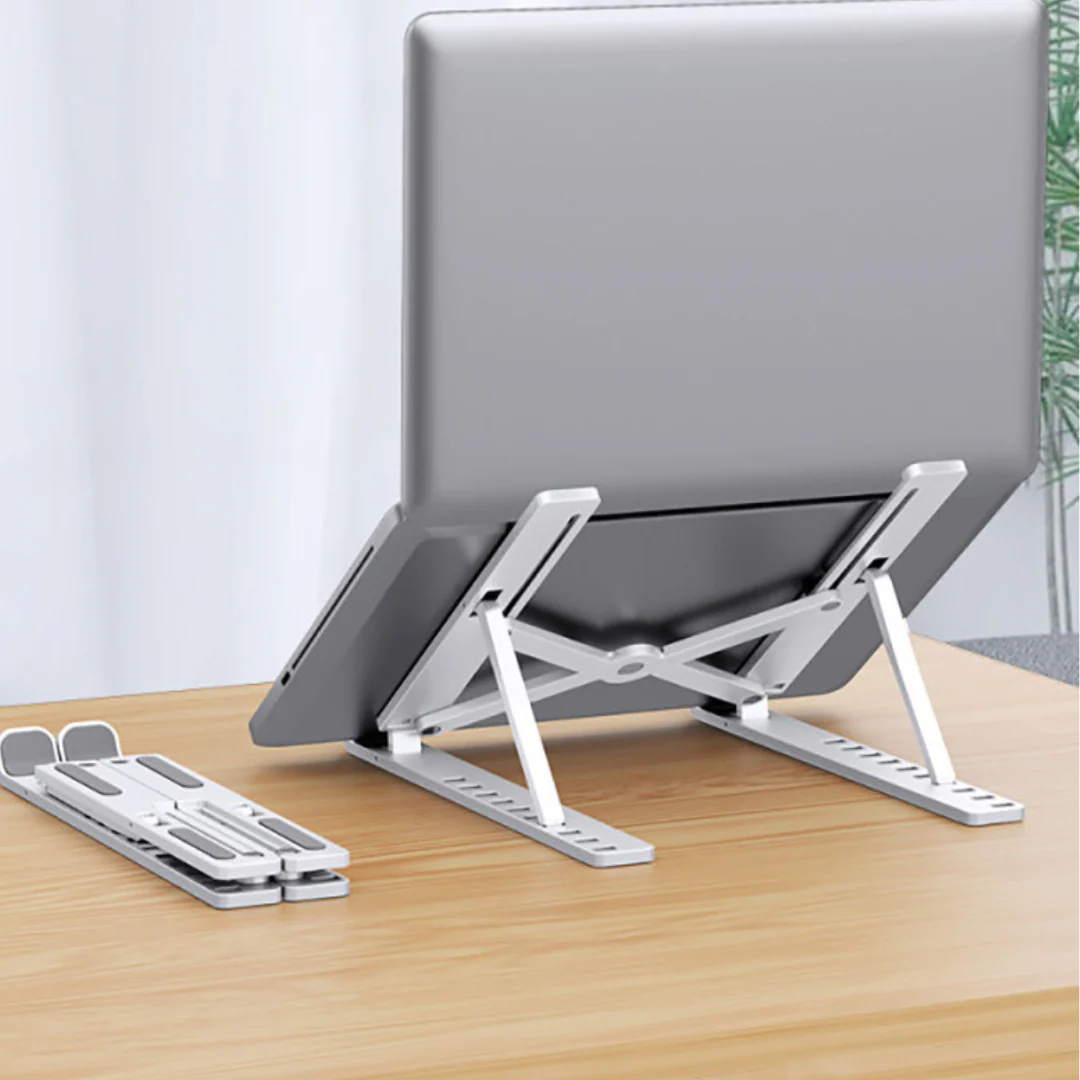 LaptopHolder – Laptop Houder voor Laptop Accessoires – Zilver