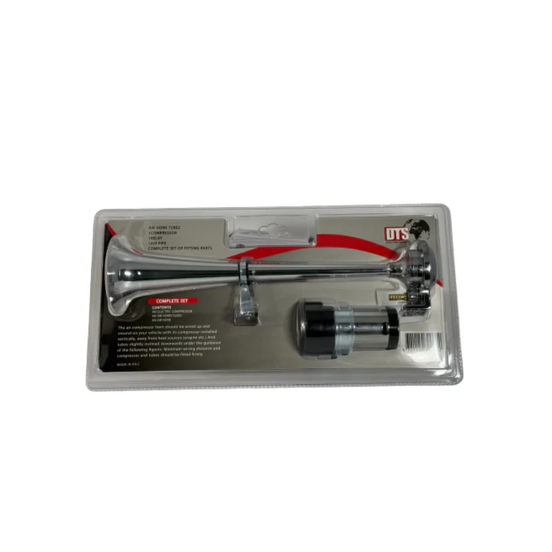 Luchthoorn met Compressor 12V Chrome – Complete Airhorn Set voor Truck & Bus