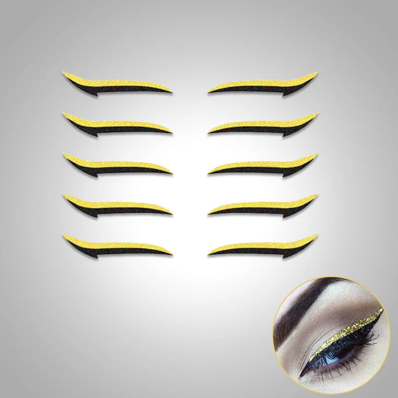 Perfect Eyeliner Sticker Dames – Goud