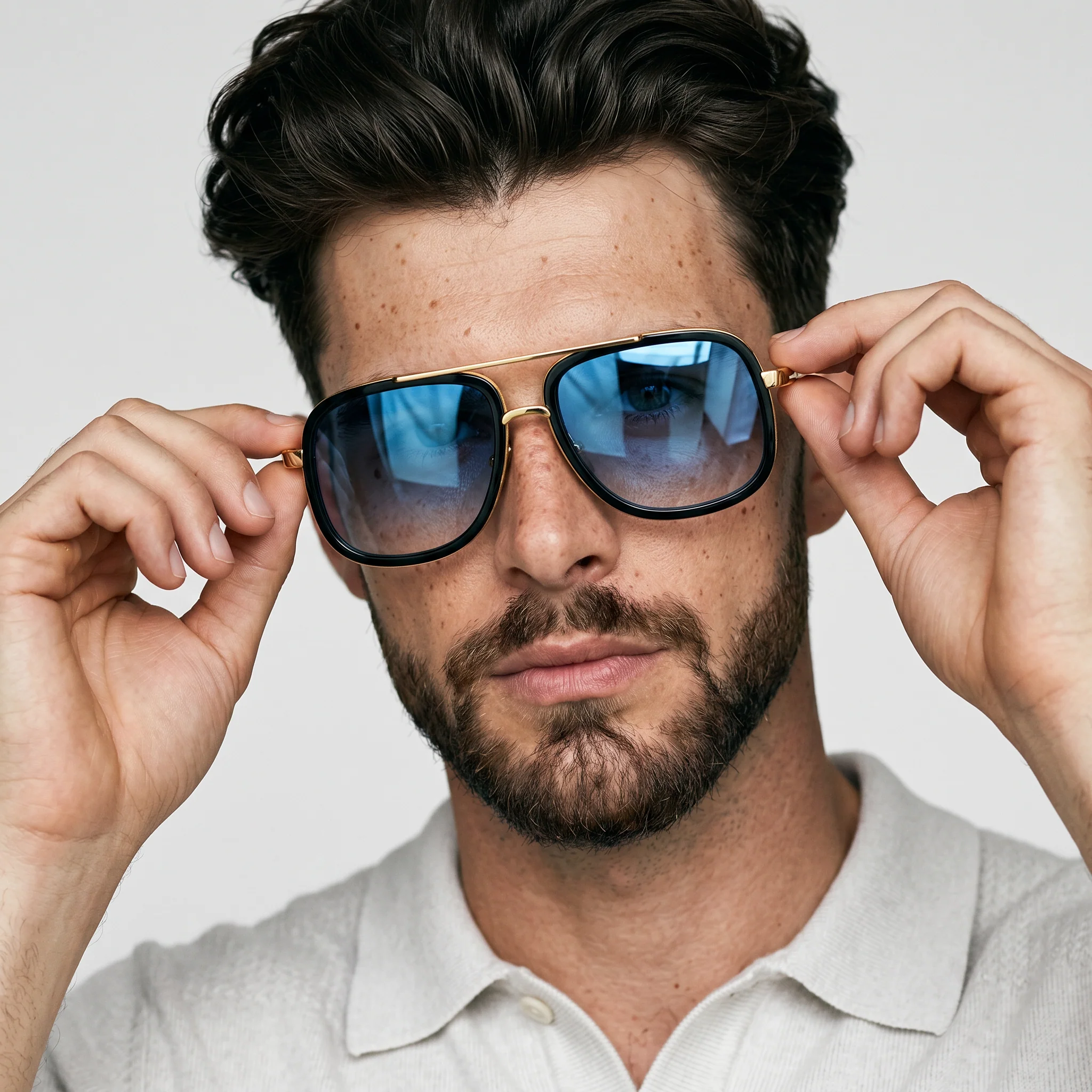Heren Gepolariseerde Zonnebril Bruin – UV400 Bescherming, Anti-Schittering & Comfortabel
