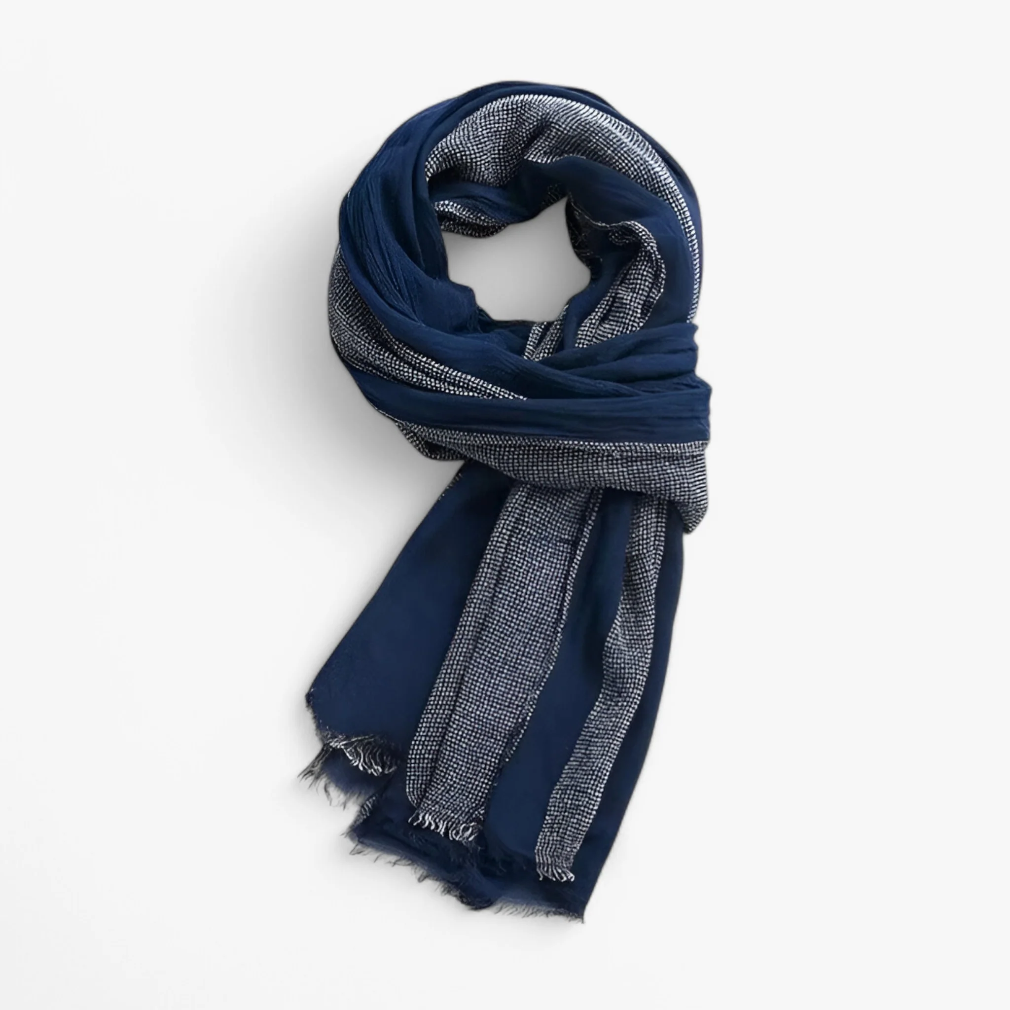 Sjaal Blauw – Moon Madrid – Whittier Luxe voor Stijl en Warmte