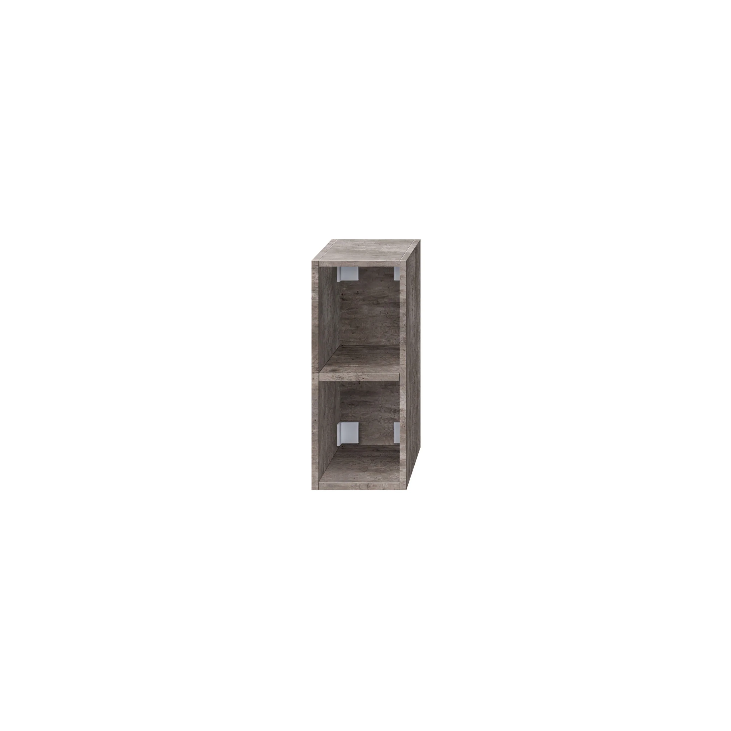 Openvak Liverpool 20cm Steen – badkamermeubel in houtlook – Steen
