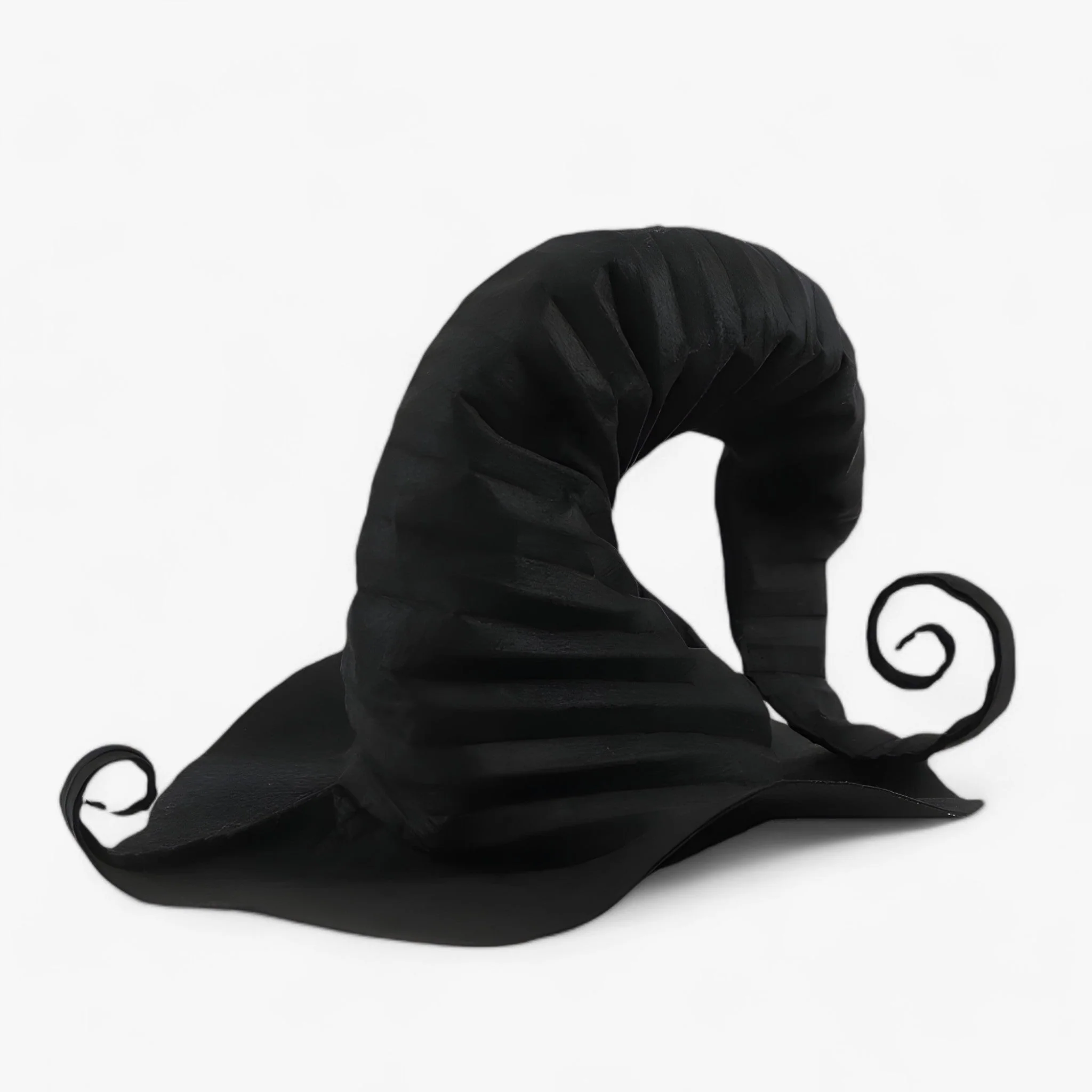Chapeau van de Donkere Vloek – Unisex Feestaccessoire voor Halloween – Zwart