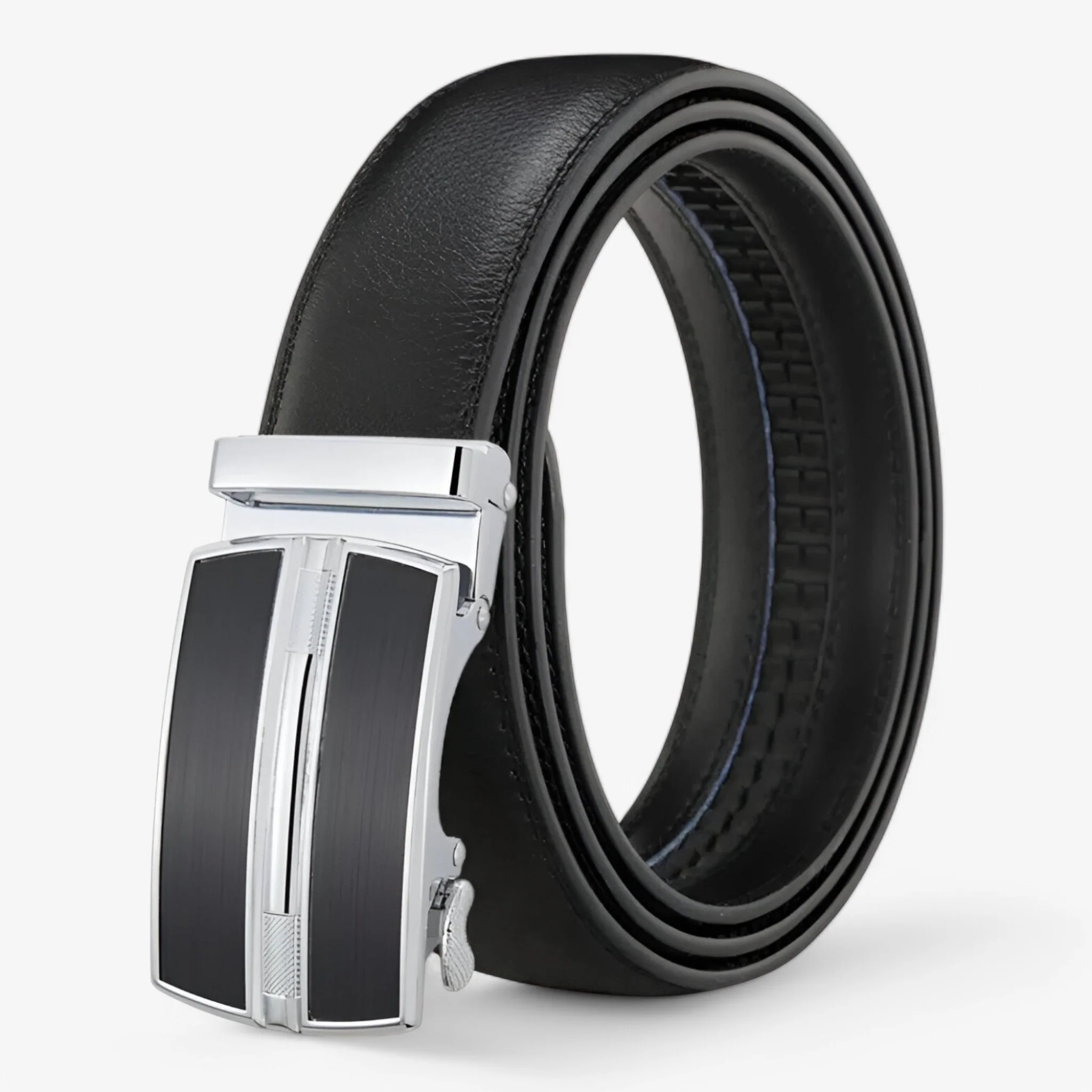Riem Heren Zwart – Leren Herenriem met Automatische Lus