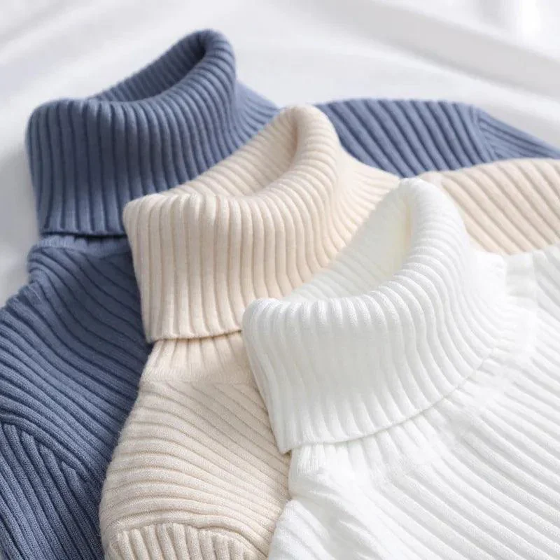 Sweater Khaki – Helia Turtleneck with Cashmere