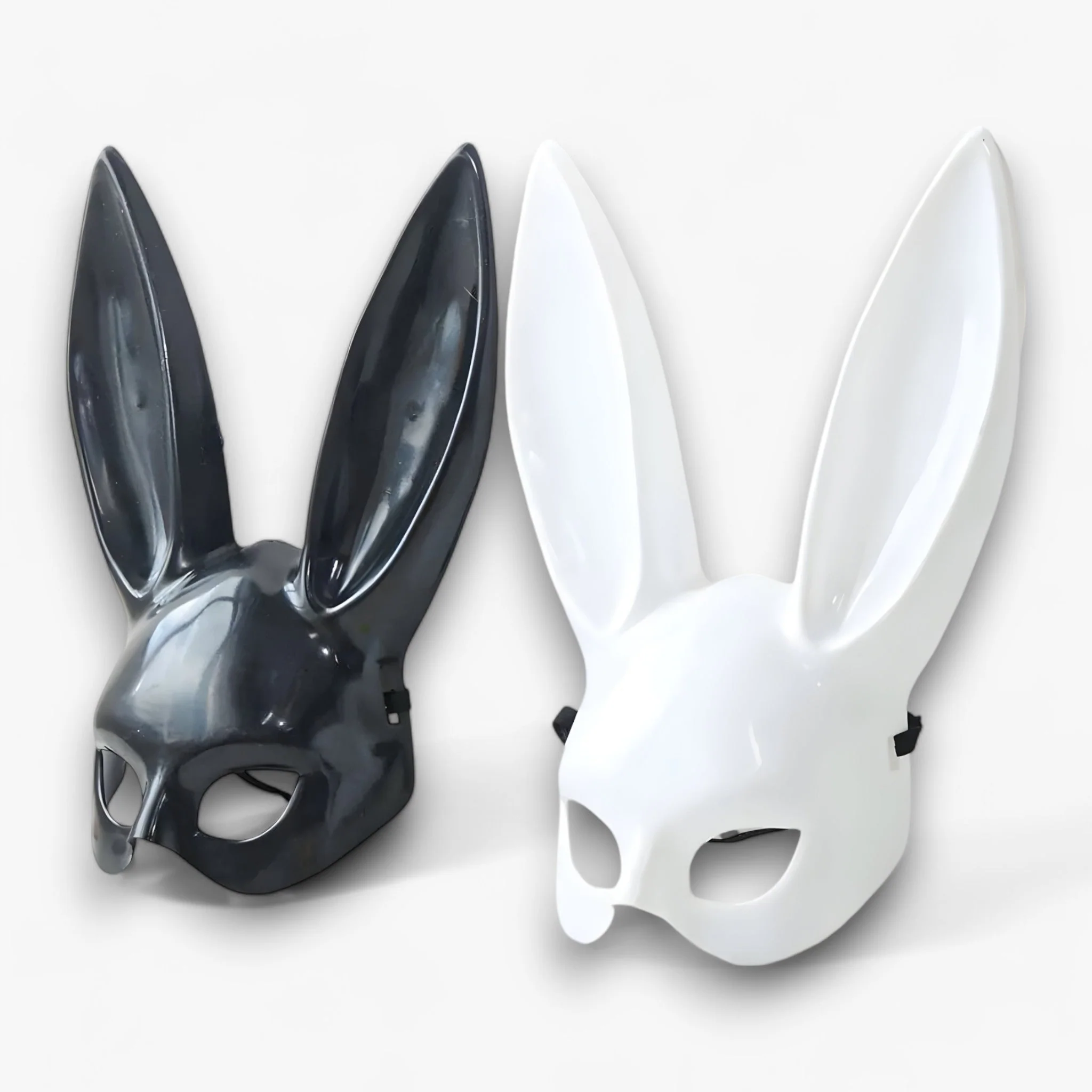 Bunny Mask Cosplay – Opvallende Kostuumlook – Zwart