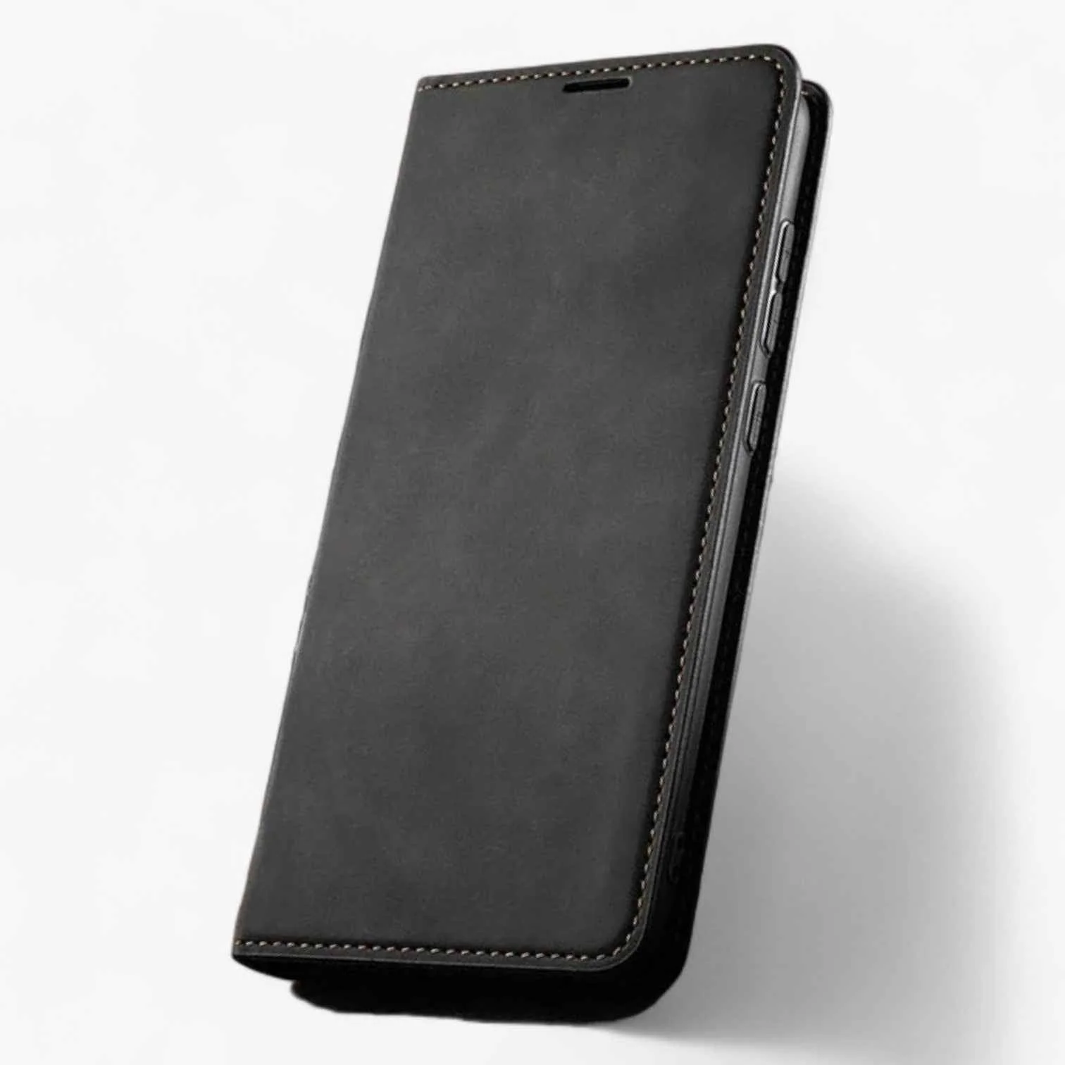 Étui en Cuir Magnétique  (Note: This appears to be a French product title that translates to “Magnetic Leather Case” in English. However, since you’ve asked for translation to Dutch, here is the Dutch translation:)  Magnetische Leren Etui