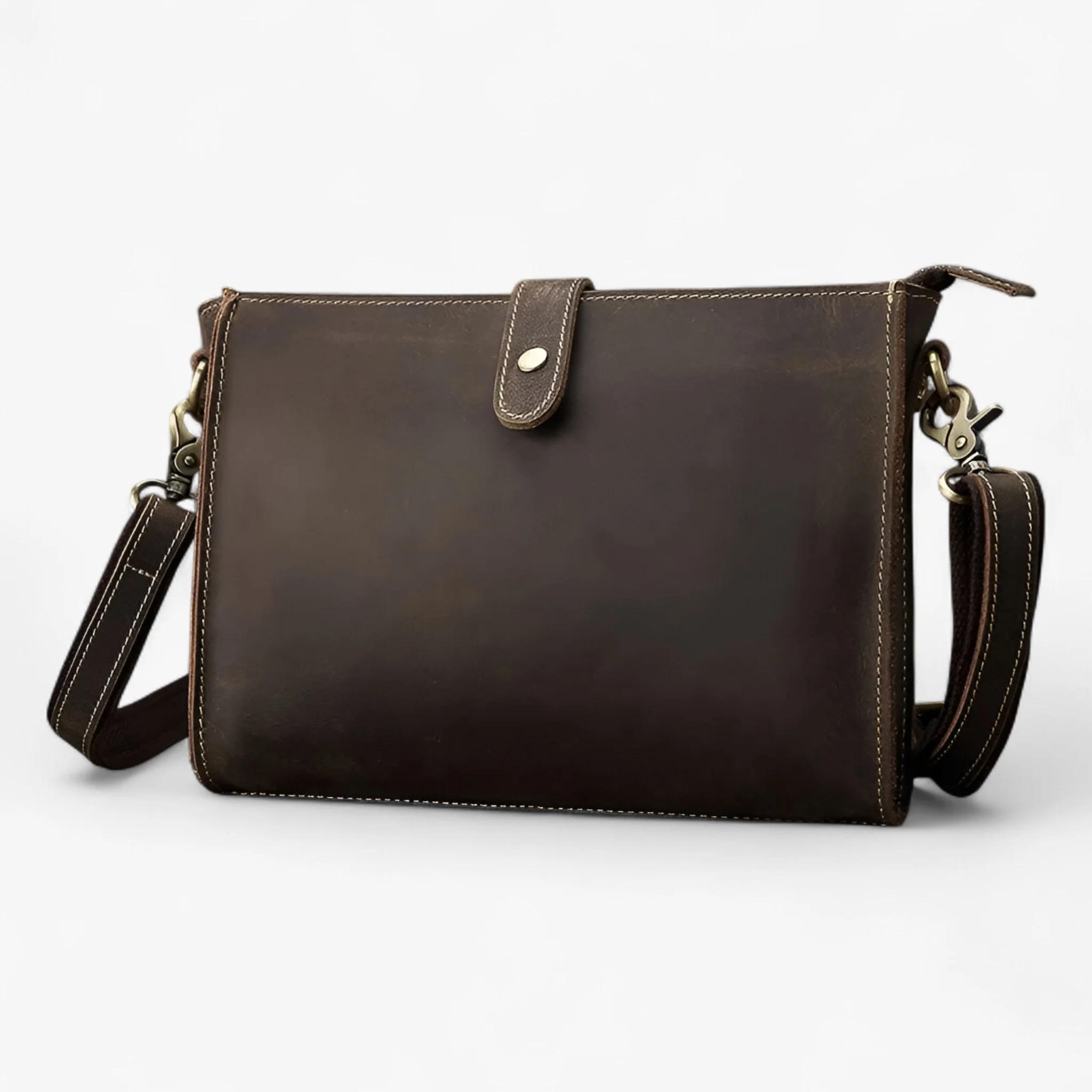 Bruin Mini Tas met Polsband