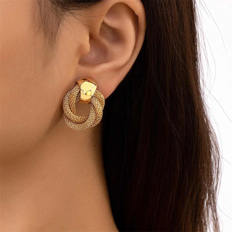 Oorbellen Goud – Vintage Gedraaide – Elegante Feestjuwelen
